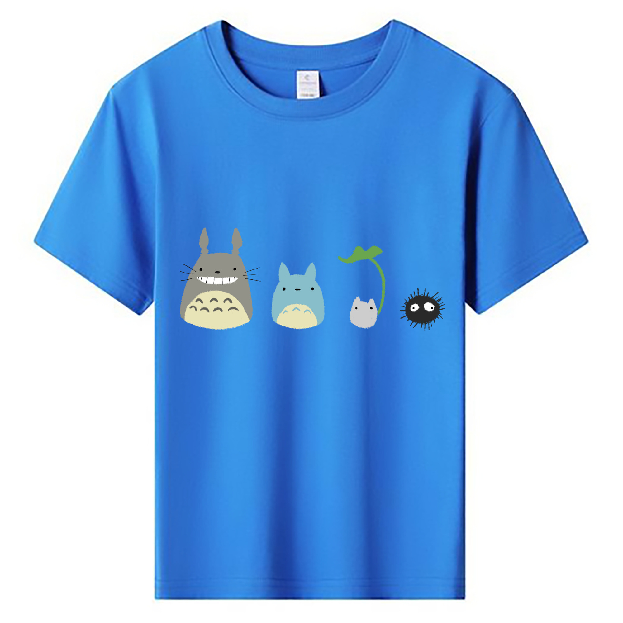 （画像用） となりのトトロ 草壁メイ 草壁サツキ My Neighbor Totoro Satsuki Kusakabe Mei Kusakabe 綿100％キッズTシャツ（フロントプリント）